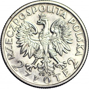 2 Gold 1933, Kopf, schön