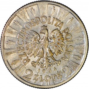2 złote 1934, Piłsudski