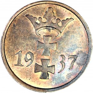 Freie Stadt Danzig, 1 Fenig 1937, geprägt