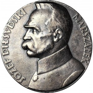 Medal, Józef Piłsudski, 10-ta rocznica Wojny Polsko-Bolszewickiej 1920-1930, późniejsze wykonanie