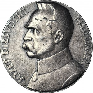 Medal, Józef Piłsudski, 10-ta rocznica Wojny Polsko-Bolszewickiej 1920-1930, późniejsze wykonanie