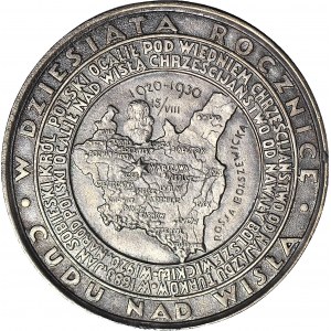 Medal, 10th Anniversary of the Miracle on the Vistula River, 1930, later design