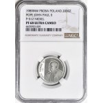 2,000 Gold 1987, John Paul II, check, SAMPLE NIKIEL