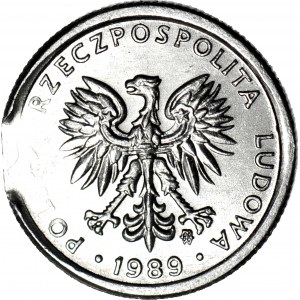 R-, 1 oro 1989, DESTRUKT, fine foglio, zecca