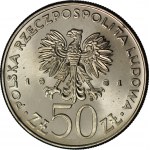 RR-, 50 złotych 1981, Władysław Sikorski, DESTRUKT - DOUBLE DIE