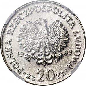 20 złotych 1983, Nowotko, najrzadszy rocznik, destrukt, MOCNY DUCH ORŁA