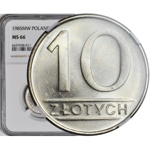 10 Gold 1985, postfrisch