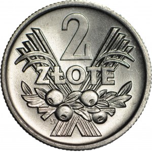 2 gold 1974, Berry, mint
