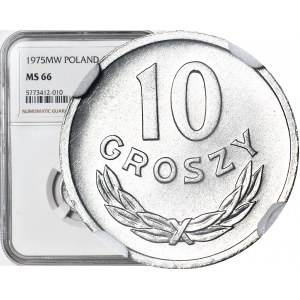 10 groszy 1975, mennicze
