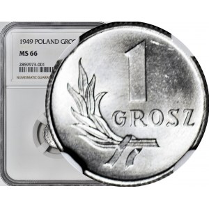1 grosz 1949, menniczy