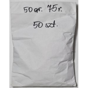 50 Pfennige 1975 Beutel von der Staatlichen Münze - 50 Stück.