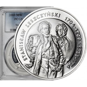 10 Gold 2003 Stanislaw Leszczynski, Halbfigur