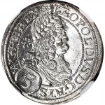 Austria, Leopold I, 3 krajcary 1670, Wiedeń, mennicze