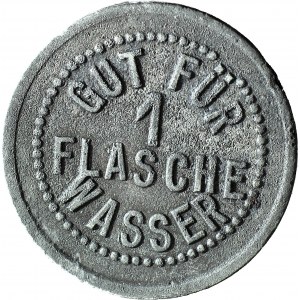 RR-, Germany, Westphalia, Rhede, Büning water bottle token,