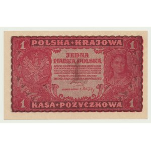 1 marka polska 1919, małe literki, I Seria BB