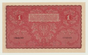 1 Polish mark 1919, small letters, I Series BB