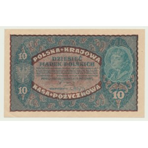 10 Polish marks 1919, II Series B, rare
