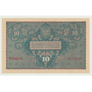 10 Polish marks 1919, II Series B, rare
