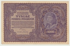 1000 Polish Marks 1919, 1st Series BB.