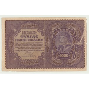 1000 marek polskich 1919, I Serja AP