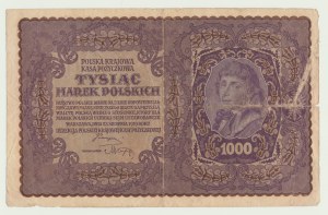 1000 Polish Marks 1919, 1st Series AP