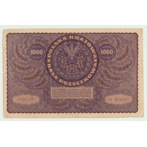 1000 marek polskich 1919, I Serja AP