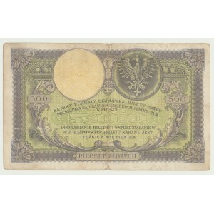500 złotych 1919 Kościuszko, seria S.A.