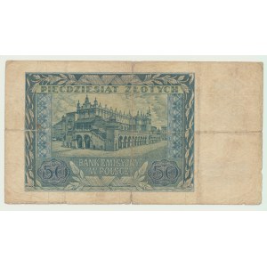 50 złotych 1940, rzadka pierwsza seria A