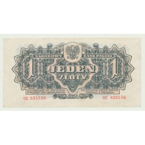1 złoty 1944 ...owym, ser. OC