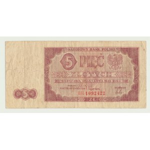 5 gold 1948, ser. BK
