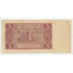 5 gold 1948, ser. BK