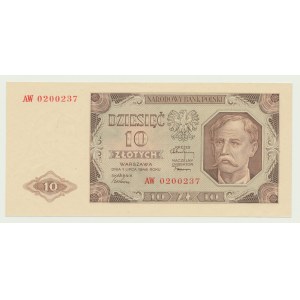 10 gold 1948, ser. AW 0200237
