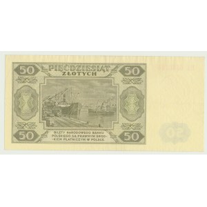 50 zloty 1948 - ser. EL, curiosity, rare from circulation