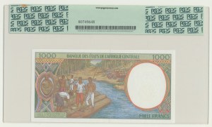 Central Africa, 1000 Francs 2000, Gabon