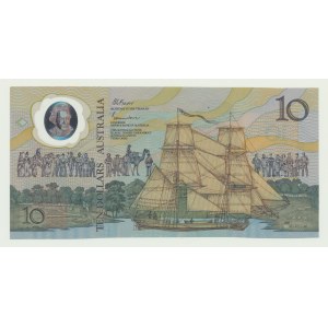 Australia, 10 dolarów (1988), polimerowe