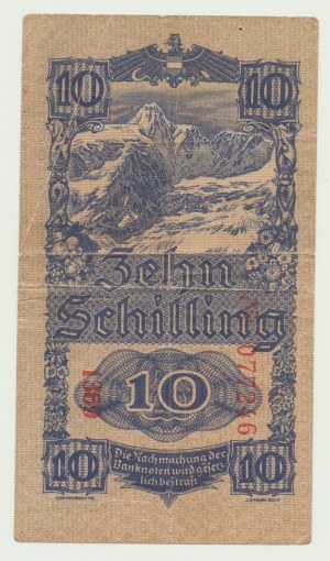 Austria, 10 shillings 1945, No. 6 figures
