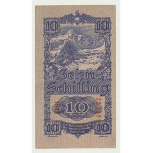 Austria, 10 szylingów 1945, 5 cyfr