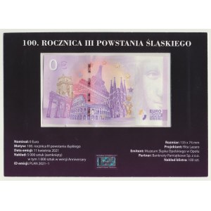 0 Euro 2021, 100th Anniversary of the Third Silesian Uprising in a blister pack (edition of 100pcs).