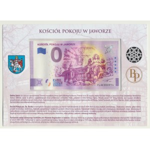 0 euro 2021, Peace Church in Jawor in a blister pack (edition of 100pcs).