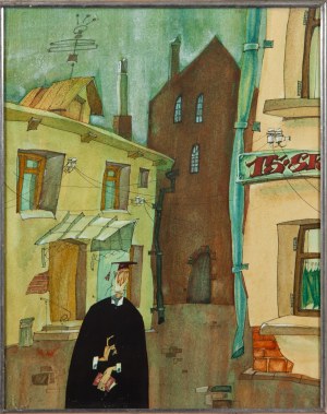 S. GULIECKI (XX wiek), Stare miasto, 1992