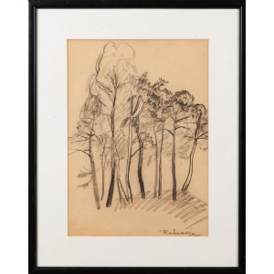 Kazimierz PODSADECKI (1904-1970), Calvary - A cluster of trees, 1937