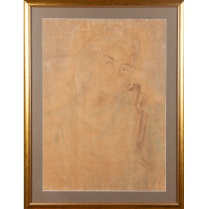 Zofia PRUSZKOWSKA (1887-1957), Portrait of a girl, 1944