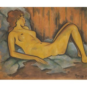 Tymon NIESIOŁOWSKI (1882 - 1965), Lying Nude (1959)
