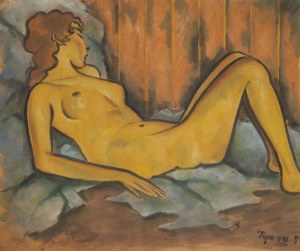 Tymon NIESIOŁOWSKI (1882 - 1965), Akt leżący (1959)