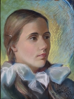 Michał STAŃKO (1901-1969), Portret dziewczyny (1938)