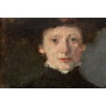 Olga Boznańska (1865 Kraków - 1940 Paris), Studie eines jungen Mädchens in Schwarz (Étude de jeune fille en noir), vor/oder 1901