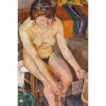 Maria Melania Mutermilch Mela Muter (1876 Warsaw - 1967 Paris), Nude by the Stove, ca. 1930