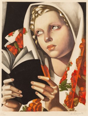 Tamara Łempicka (1895 Moskwa - 1980 Cuernavaca, Meksyk), Kobieta w polskim stroju ludowym (