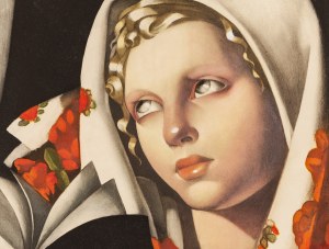 Tamara Łempicka (1895 Moskwa - 1980 Cuernavaca, Meksyk), Kobieta w polskim stroju ludowym (