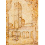 Tamara Lempicka (1895 Moscow - 1980 Cuernavaca, Mexico), Monastery in Tuscany, circa 1961
